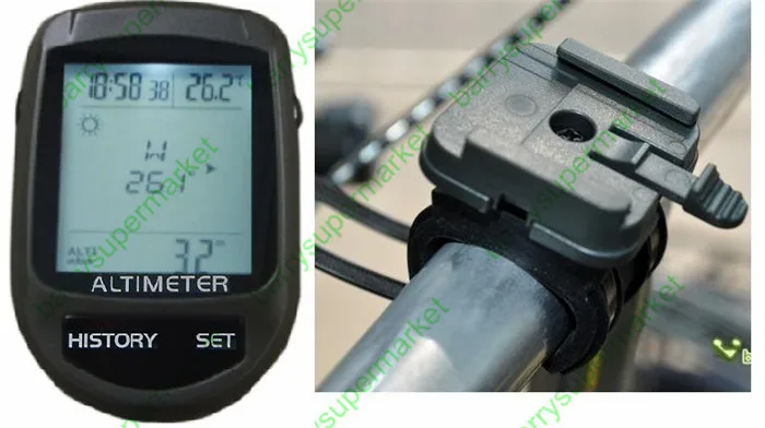 Bike Holder Digital 8 In1 LCD Backlight Bicycle Altimeter Compass Cycling Barometer Thermometer Temperature Weather Forecast
Bike Holder Digital 8 In1 LCD Backlight Bicycle Altimeter Compass Cycling Barometer Thermometer Temperature Weather Forecast