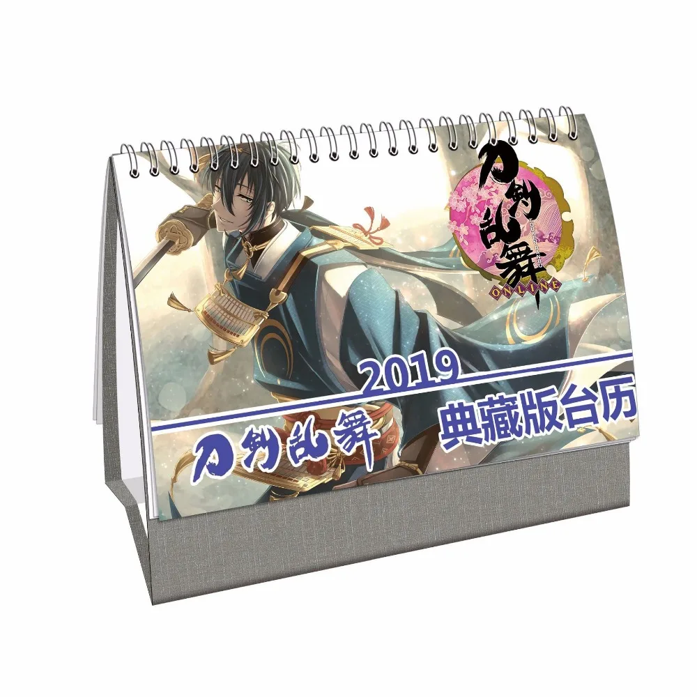 Короткая футболка с героями из японского аниме Touken Ranbu Online 3D настольного