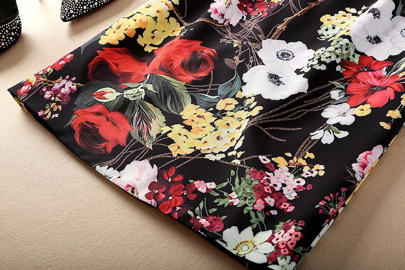 High Quality 2017 Latest Summer New Arrival Fashion O-Neck Sleeveless Tank Flowers Print Elegant Knee-Length Dress Women
High Quality 2017 Latest Summer New Arrival Fashion O-Neck Sleeveless Tank Flowers Print Elegant Knee-Length Dress Women