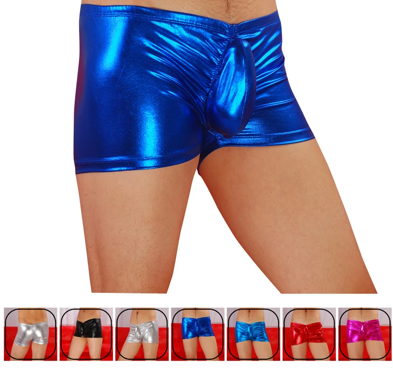 Sexy Men Lingerie Faux Leather Bulge Pouch Boxer Shorts Sissy Underwear Underpants Exotic Panties U convex men's underwear
Sexy Men Lingerie Faux Leather Bulge Pouch Boxer Shorts Sissy Underwear Underpants Exotic Panties U convex men's underwear