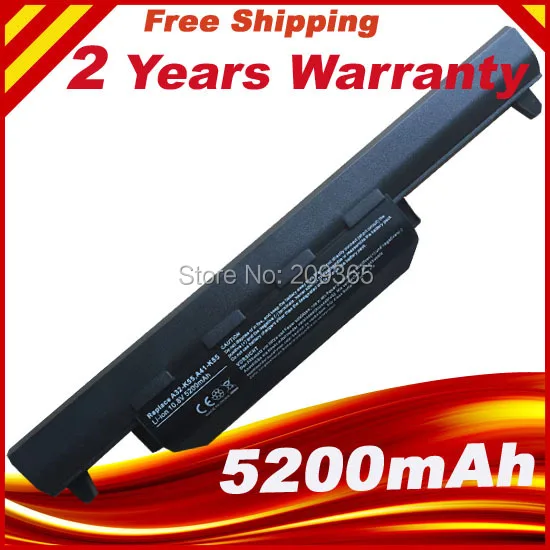 

6cell laptop battery A32-K55 A33-K55 A41-K55 for Asus X55U X55V X55VD X75 X75A X75V X75VD k55