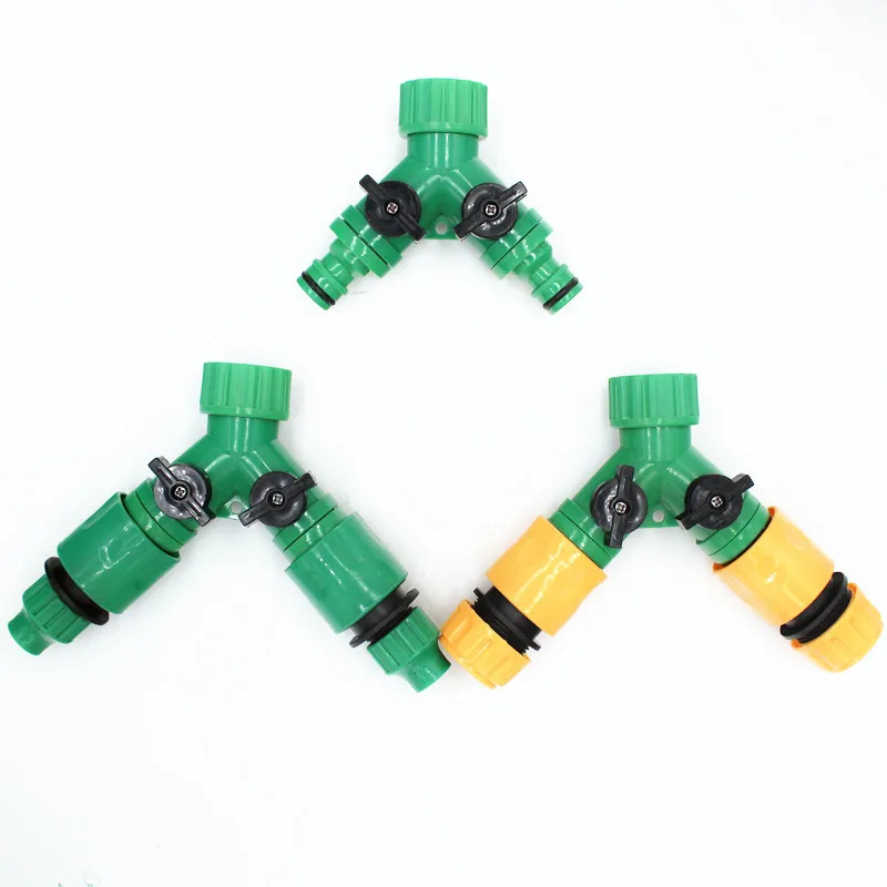 3/4" Y Connector Hose Splitter Tape Quick Coupling Drip Irrigation System Adapter 2-way Valve Garden Irrigation D101
3/4" Y Connector Hose Splitter Tape Quick Coupling Drip Irrigation System Adapter 2-way Valve Garden Irrigation D101