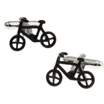 

WN - hot hot style in Europe and America environmental quality black bike cufflinks French shirts cufflinks wholesale/retail