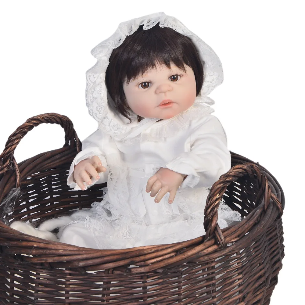 55cm Full Silicone Body Reborn Baby Doll Toy For Girl Vinyl Newborn Princess Babies Bebe Bathe Toy reborn bonecas Birthday Gift
55cm Full Silicone Body Reborn Baby Doll Toy For Girl Vinyl Newborn Princess Babies Bebe Bathe Toy reborn bonecas Birthday Gift