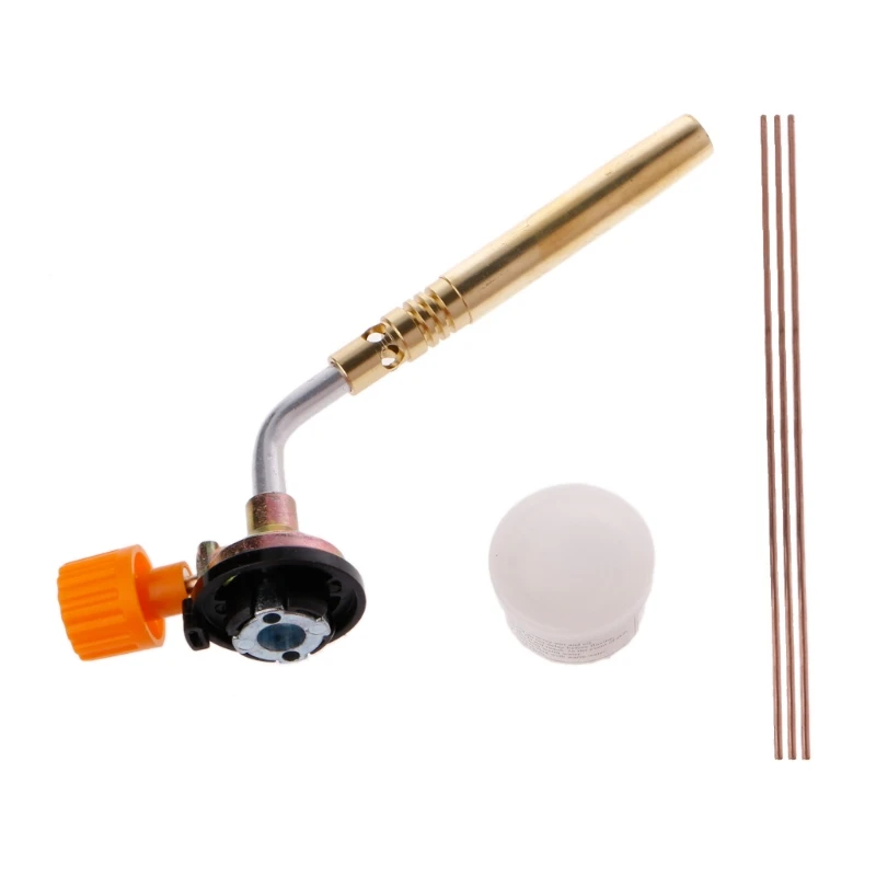 OOTDTY Flamethrower Burner Butane Gas Blow Torch Hand Ignition Camping Welding BBQ Tool+Rods+Flux
OOTDTY Flamethrower Burner Butane Gas Blow Torch Hand Ignition Camping Welding BBQ Tool+Rods+Flux