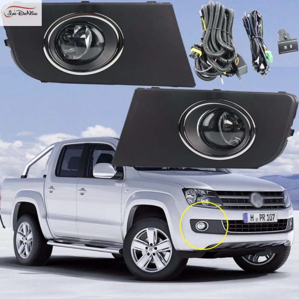 JanDeNing Противотуманные фары Дневные Фары Светильник s для VW Volkswagen Amarok 2011 передняя
