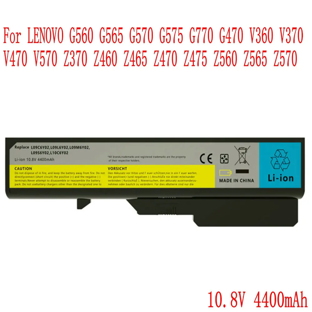 Аккумулятор для ноутбука LENOVO G560 G565 G570 G575 G770 G470 V360 V370 V470 V570 Z370 Z460 Z465 Z470 Z475 Z560 Z565 Z570 -