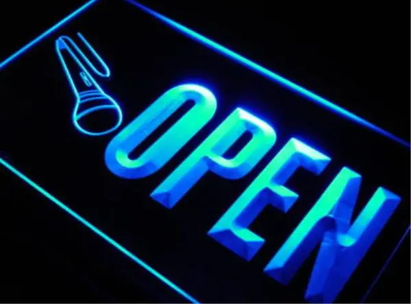 Ka4 открытый микрофон для караоке пивной бар светодиодный неоновый светильник Sign