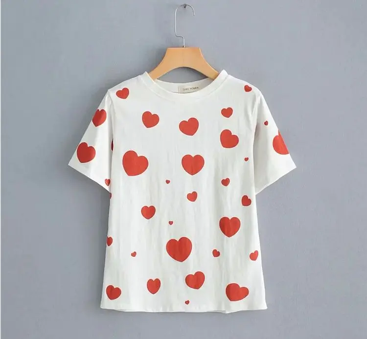 HCBLESS Women Loose Round Neck Short Sleeve Love Print T-Shirt Summer Student T-Shirt Top
HCBLESS Women Loose Round Neck Short Sleeve Love Print T-Shirt Summer Student T-Shirt Top