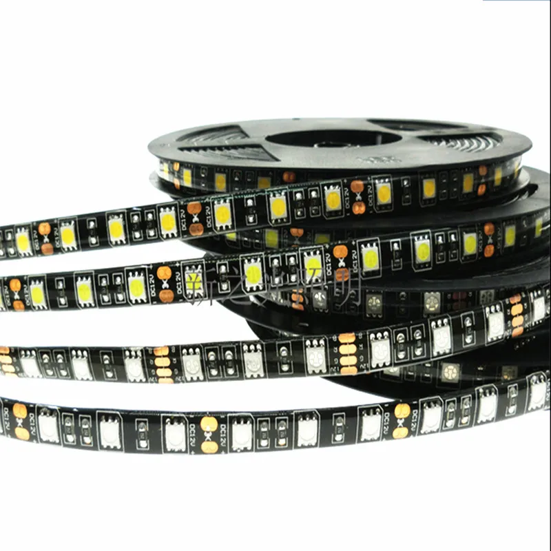 Led strip 5050 waterproof Black PCB 12V RGB 5050 SMD Flexible LED Strip Light 60 LEDs/M 5M 300 RGB
Led strip 5050 waterproof Black PCB 12V RGB 5050 SMD Flexible LED Strip Light 60 LEDs/M 5M 300 RGB