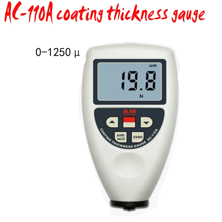 AC-110A Professional Coating Thickness Gauge F/NF dual use thickness tester Integral Standard Thickness tester free shipping
AC-110A Professional Coating Thickness Gauge F/NF dual use thickness tester Integral Standard Thickness tester free shipping