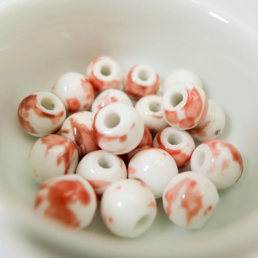 10# 40pcs DIY Ceramic Beads Oblate Wholesale Porcelain Bead For Jewelry Making 10mm Beads #A316B
10# 40pcs DIY Ceramic Beads Oblate Wholesale Porcelain Bead For Jewelry Making 10mm Beads #A316B