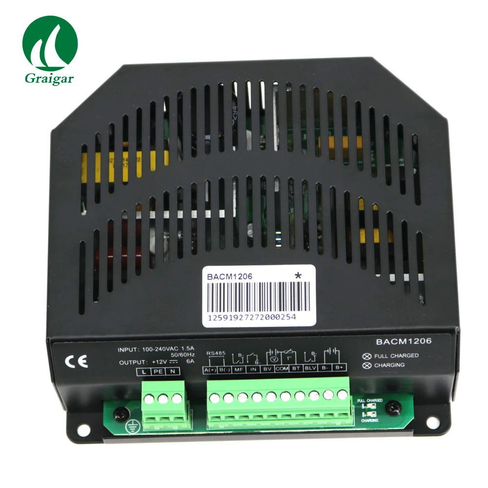 Фото AC Вход частоты (50/60) Гц BACM1206 зарядное устройство для аккумуляторных батарей