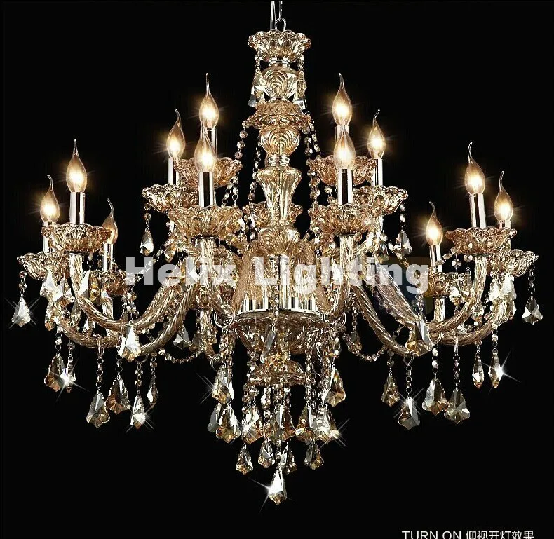 Newly Modern Crystal Chandelier Home Lighting Champagne Chandeliers E14 LED and Pendants Living Room Indoor Lamp D950mm H850mm
Newly Modern Crystal Chandelier Home Lighting Champagne Chandeliers E14 LED and Pendants Living Room Indoor Lamp D950mm H850mm