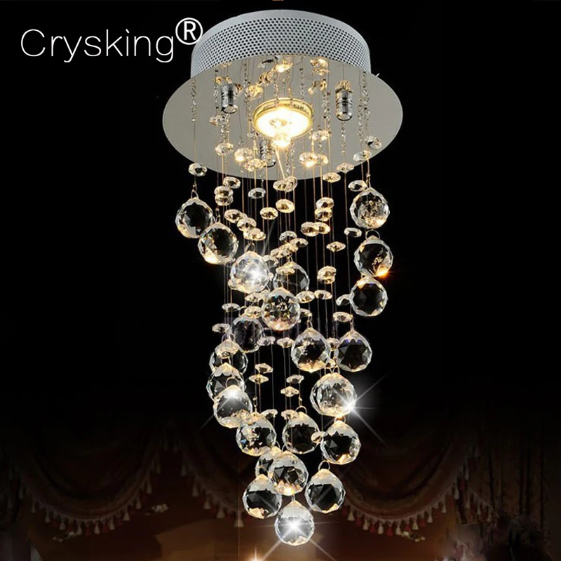 2016 Новый Кристалл K9 Блеск LED Потолочные Светильники Lustre Светильник Подвесной Для