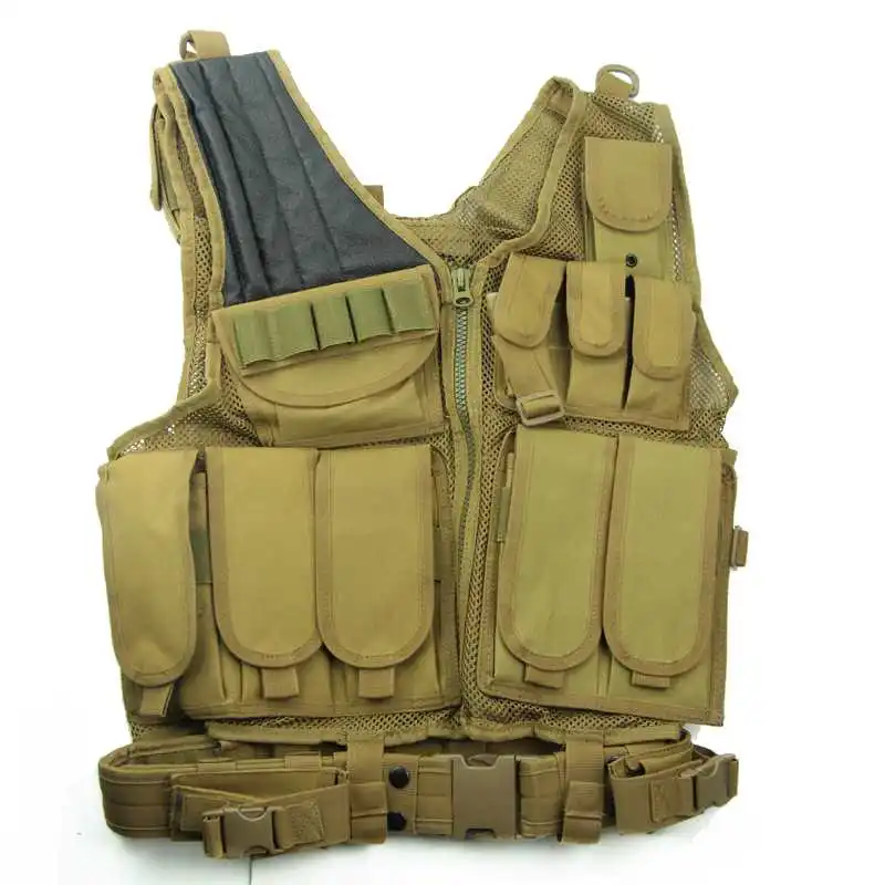 High Quality Outdoor Tactical Vest Seal Camouflage Hunting CS Safety Vest Military Protective Training Combat Outdoor Products
High Quality Outdoor Tactical Vest Seal Camouflage Hunting CS Safety Vest Military Protective Training Combat Outdoor Products