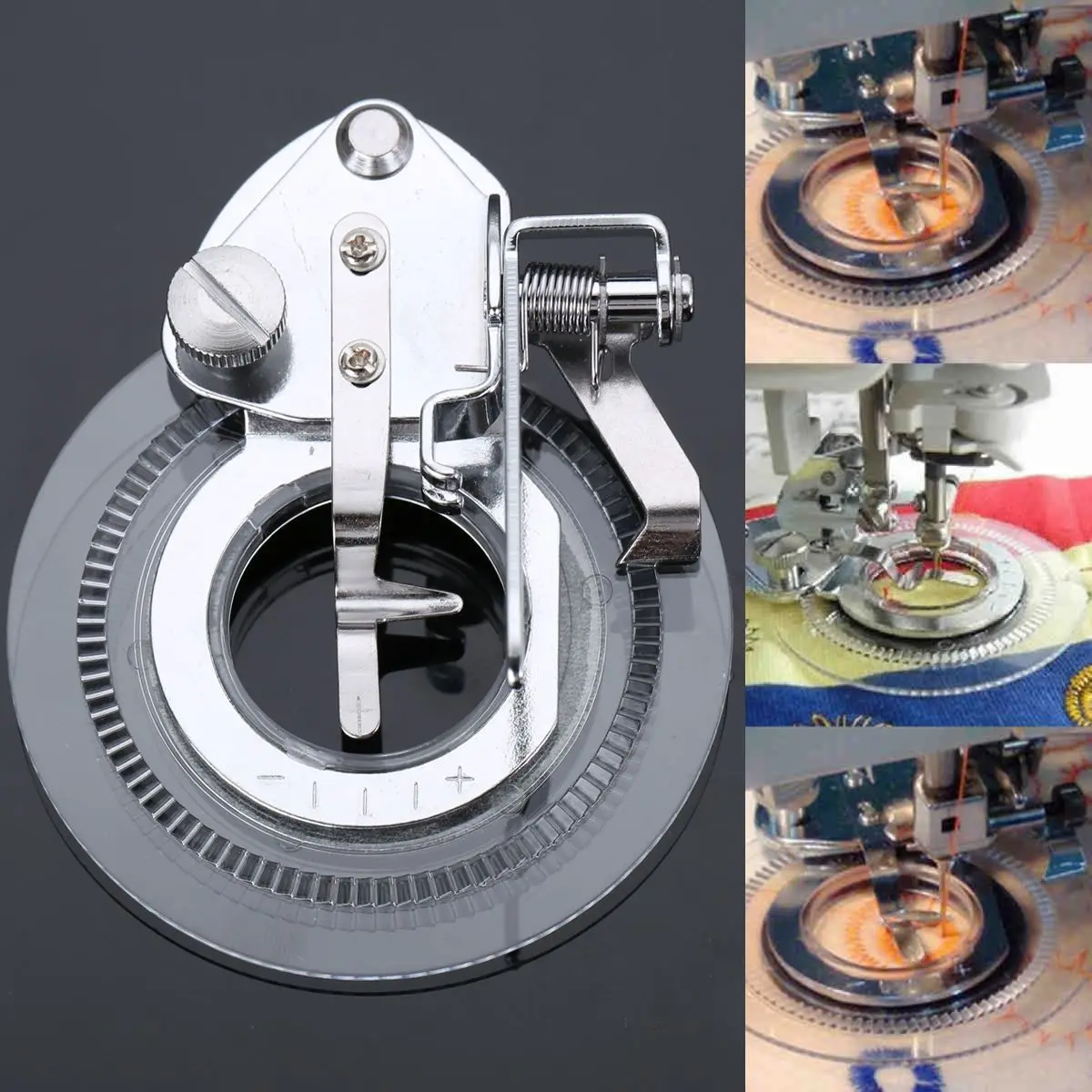 1pc Multifunctional Flower Stitch Circle Embroidery Presser Foot For Sewing Machine
1pc Multifunctional Flower Stitch Circle Embroidery Presser Foot For Sewing Machine