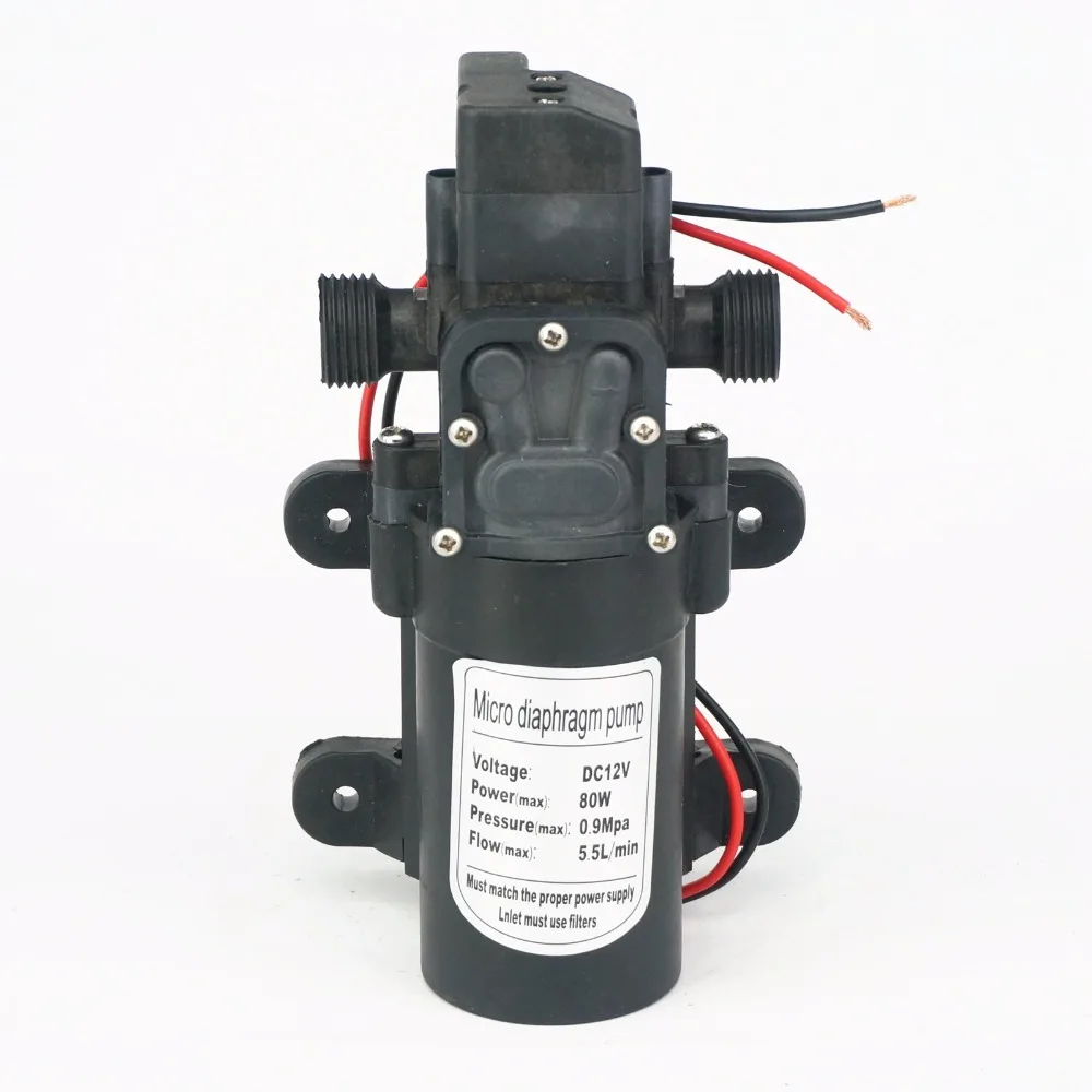1/2" BSP Male 12V DC 80W Diaphragm Water Pump Self-priming Booster With Automatic Pressure Switch 330L/H Home Garden
1/2" BSP Male 12V DC 80W Diaphragm Water Pump Self-priming Booster With Automatic Pressure Switch 330L/H Home Garden