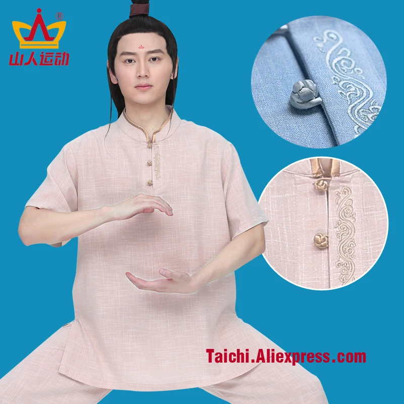 Мужская хлопковая одежда для бокса Mountain Motion Tai Chi с коротким рукавом и вышивкой
Мужская хлопковая одежда для бокса Mountain Motion Tai Chi с коротким рукавом и вышивкой