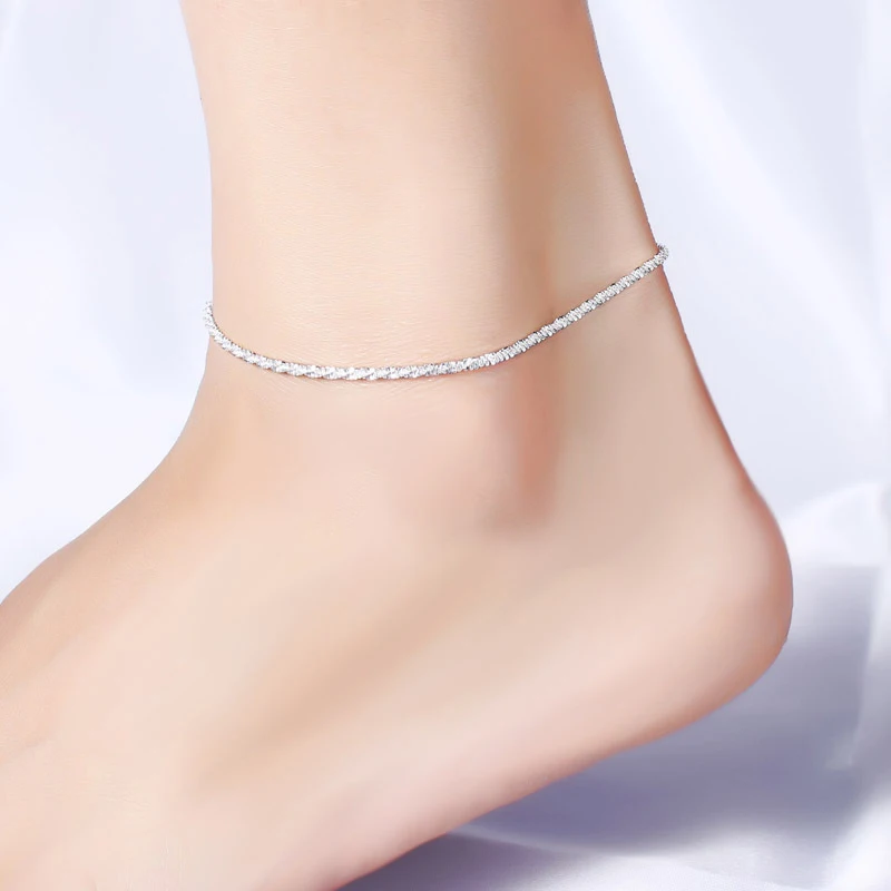 Lovely Summer Beach Ankle Bracelet Silver Color Link Chain Anklet Sexy Barefoot Jewelry Women Foot Bracelet Friendship Gift
Lovely Summer Beach Ankle Bracelet Silver Color Link Chain Anklet Sexy Barefoot Jewelry Women Foot Bracelet Friendship Gift