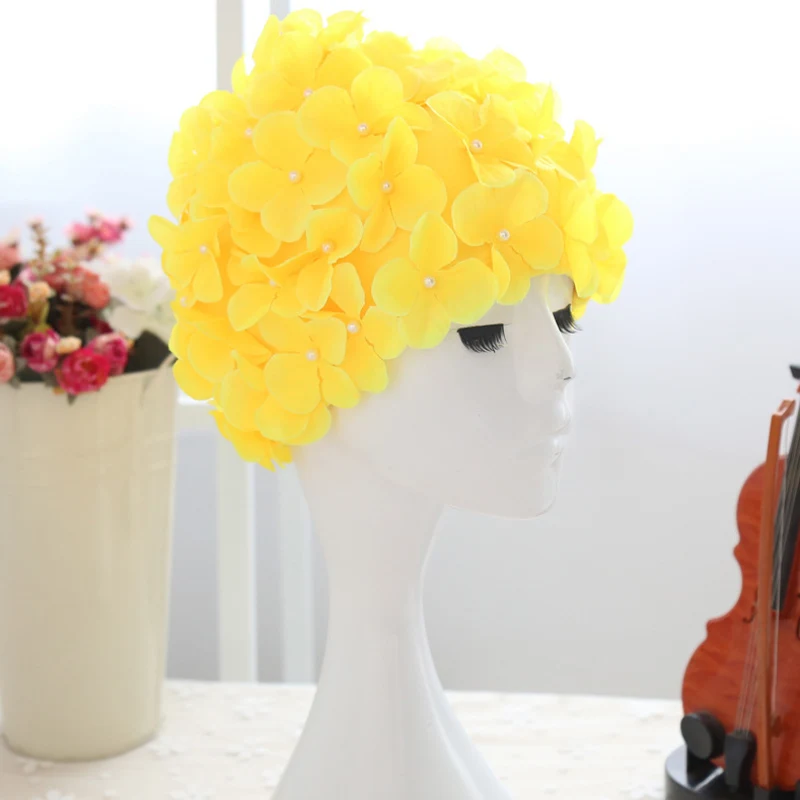 Vintage Floral Ladies Woman Swim Cap Women 3D Petal Swim Hat Bath Cap Ladies Swimming Pool Flower Hats Bathing Cap Attractive
Vintage Floral Ladies Woman Swim Cap Women 3D Petal Swim Hat Bath Cap Ladies Swimming Pool Flower Hats Bathing Cap Attractive