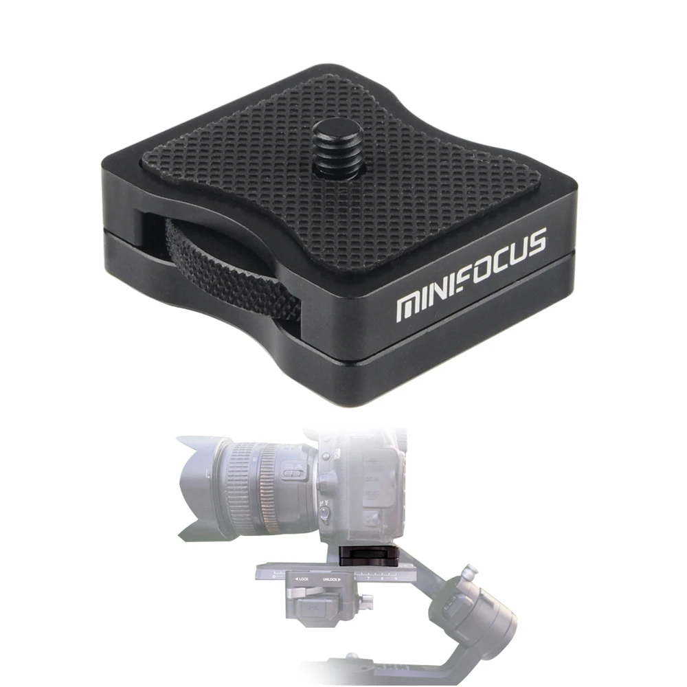 MINIFOCUS Camera Gimbal Increased Pad Quick Release QR Plate for Zhiyun Crane 2/ Ronin-S Handheld Gimbal Increase Replacement
MINIFOCUS Camera Gimbal Increased Pad Quick Release QR Plate for Zhiyun Crane 2/ Ronin-S Handheld Gimbal Increase Replacement