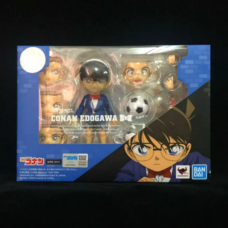 100% Оригинальная фигурка BANDAI SPIRITS Tamashii initions S.H.Figuarts (SHF)-Conan Edogawa от "Detective Conan" |
