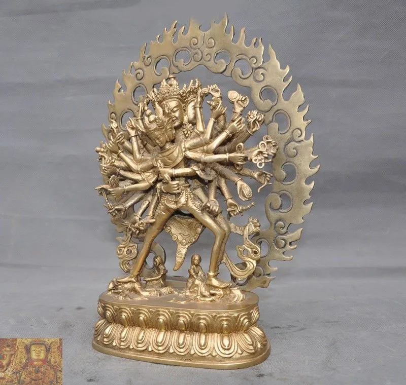 wedding decoration Tibetan Buddhism brass Copper Vajravarahi Kalachakra Yab-Yum happy Buddha statue New Year
wedding decoration Tibetan Buddhism brass Copper Vajravarahi Kalachakra Yab-Yum happy Buddha statue New Year