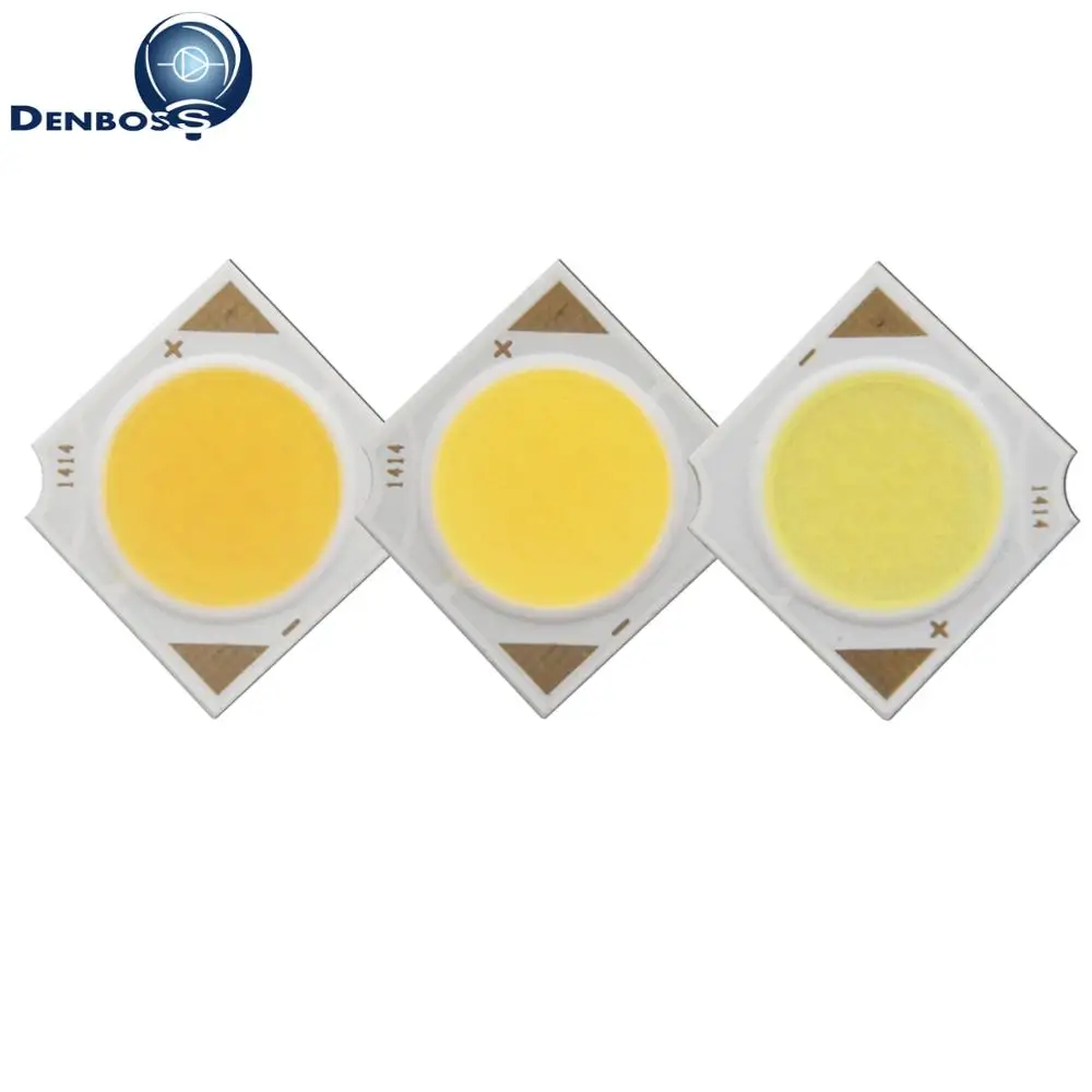 

10PCS/Llot 14x14mm manufacturer Square LED COB Light Source Epistar chip 3W 5W 7W 10W 12W 110LM/W COB LED for spotlight lamp