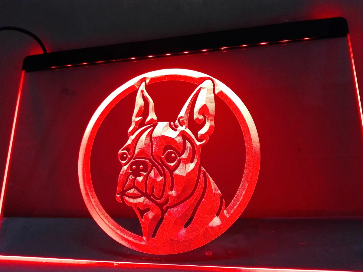 LB656- Boston Terrier собака питомец новый светодиодный неосветильник световой знак домашний декор ремесла
LB656- Boston Terrier собака питомец новый светодиодный неосветильник световой знак домашний декор ремесла