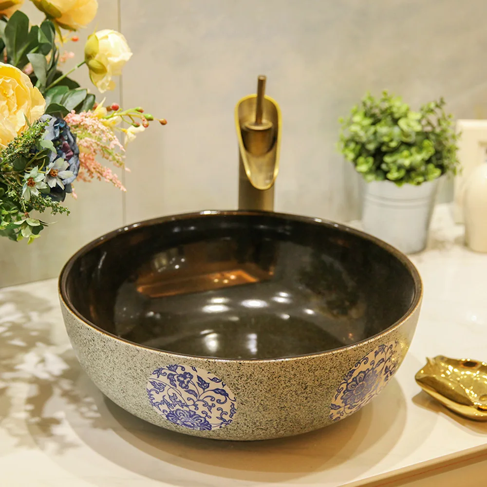 Керамическая антикварная художественная раковина Jingdezhen, раковина, раковина над стойкой, раковина глазурованная сине-белая LO618343
Керамическая антикварная художественная раковина Jingdezhen, раковина, раковина над стойкой, раковина глазурованная сине-белая LO618343