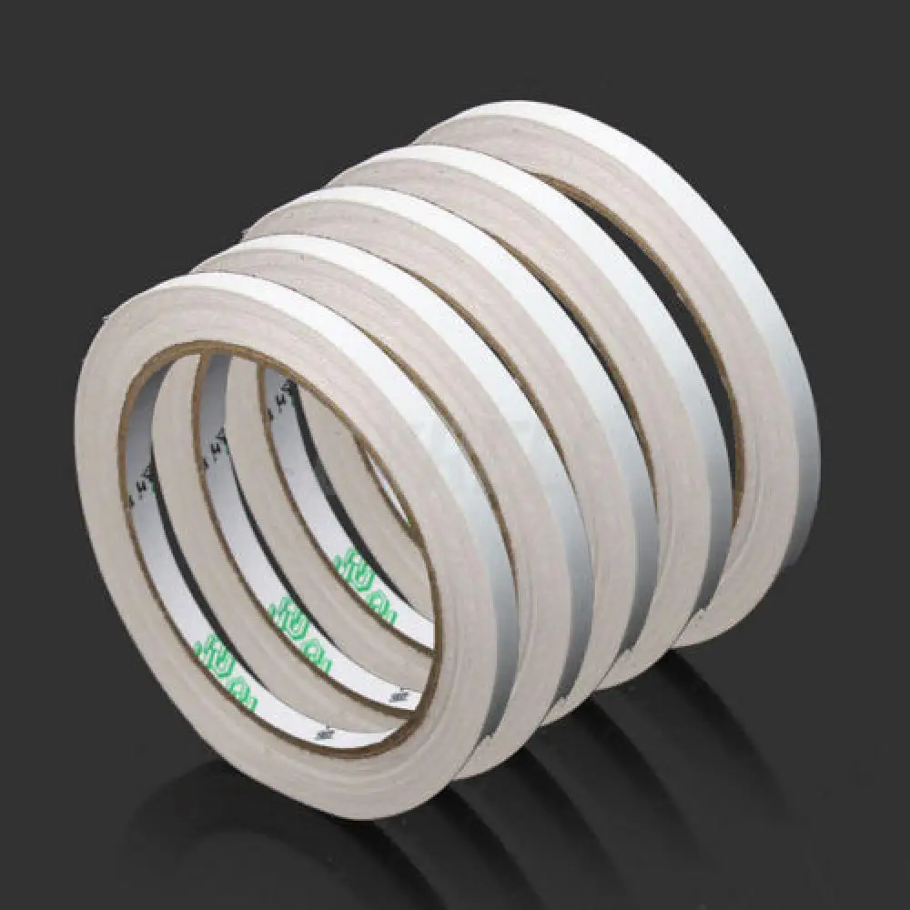 5 Rolls/lot 6mmx9m Slim Strong Adhesion Double Sided Sticky Tape White Powerful Doubles Faced Adhesive For Office
5 Rolls/lot 6mmx9m Slim Strong Adhesion Double Sided Sticky Tape White Powerful Doubles Faced Adhesive For Office