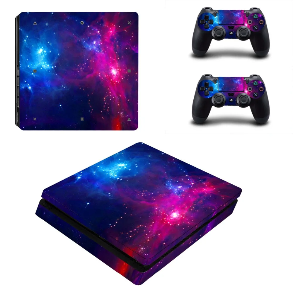Film Aquaman PS4 Slim Skin Sticker Decal Vinyl for Playstation 4 Console and 2 Controllers |