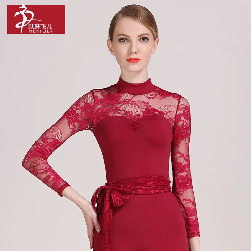 new Women Latin Dance top Latin Dance Costume Adult Dance bodysuits for Latin dance wear
new Women Latin Dance top Latin Dance Costume Adult Dance bodysuits for Latin dance wear