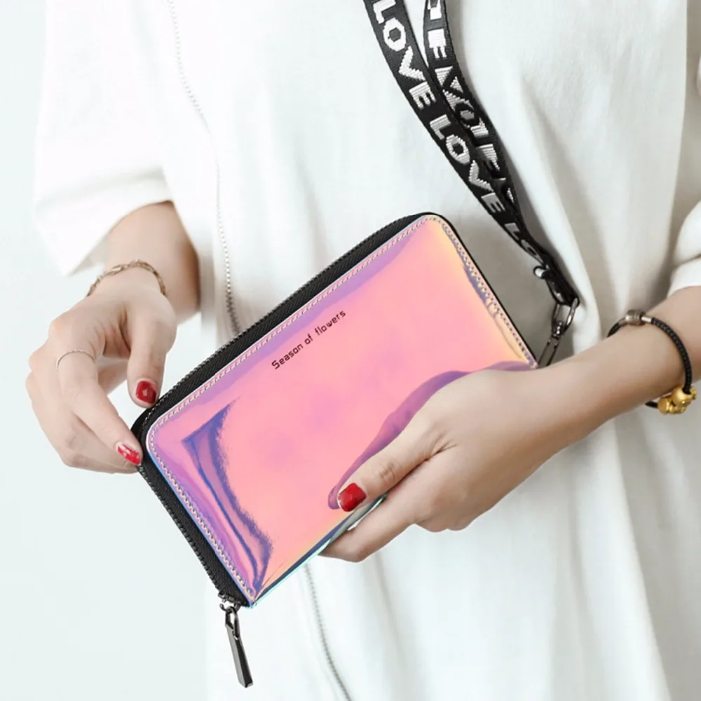 2020 Short Purse folding wallet female card pocket PU leather women money bag long clutch women laser cellphone wallet 063
2020 Short Purse folding wallet female card pocket PU leather women money bag long clutch women laser cellphone wallet 063