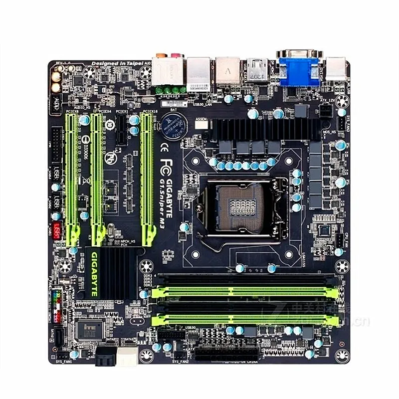 Для Gigabyte GA G1.Sniper M3 оригинальная б/у материнская плата для настольного компьютера