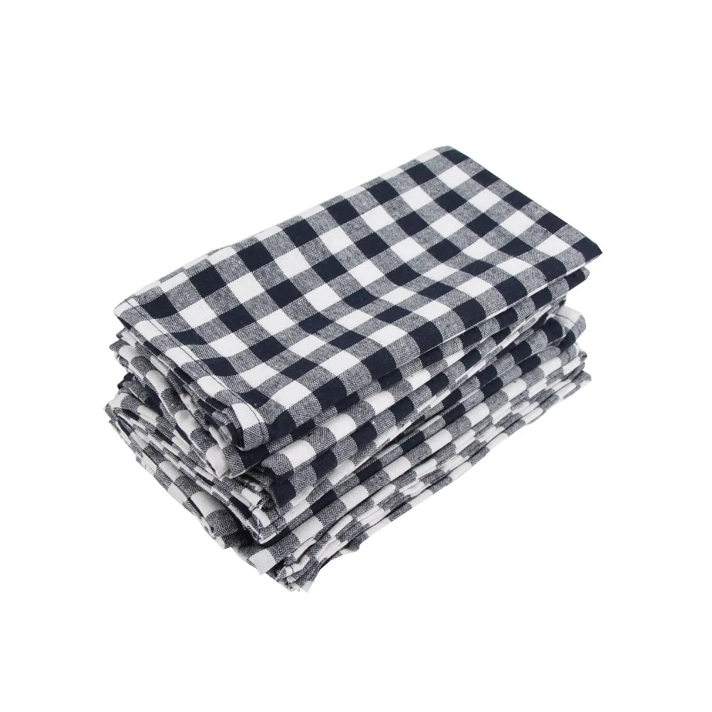 Набор салфеток из 12 хлопковых и льняных 40x40 см теплоизоляционный коврик для