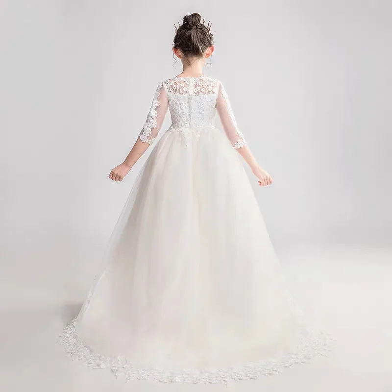 2019Luxury New Children Girls Birthday Wedding Party Princess Long Tail Mesh Dress Kids Teens Model Show Piano Costume Dress
2019Luxury New Children Girls Birthday Wedding Party Princess Long Tail Mesh Dress Kids Teens Model Show Piano Costume Dress