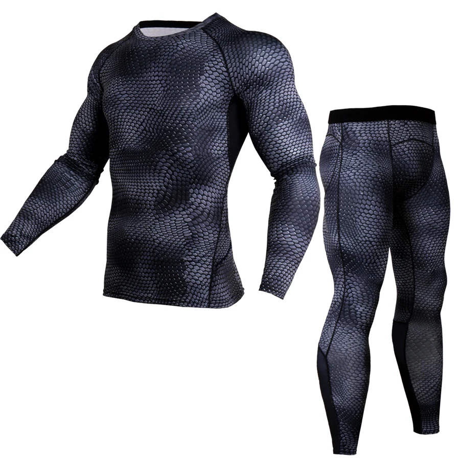 Men T shirts Trousers Set 2 Piece Men's Sportswear Compression Suit Joggers Fitness Base Layer Shirt Leggings Rashguard Clothes
Men T shirts Trousers Set 2 Piece Men's Sportswear Compression Suit Joggers Fitness Base Layer Shirt Leggings Rashguard Clothes