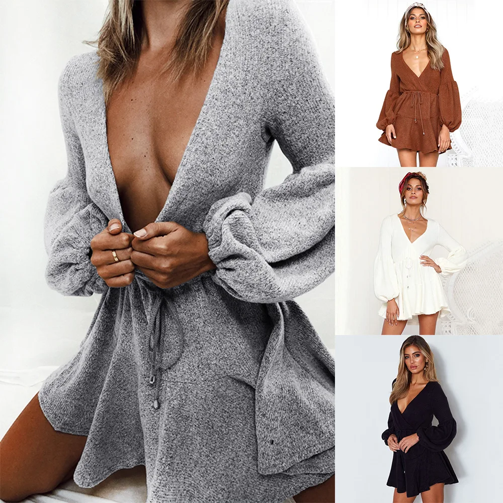 S-XL women autumn winter slash neck dress lady casual leisure long sleeve dress brand short club sexy mini dress
S-XL women autumn winter slash neck dress lady casual leisure long sleeve dress brand short club sexy mini dress