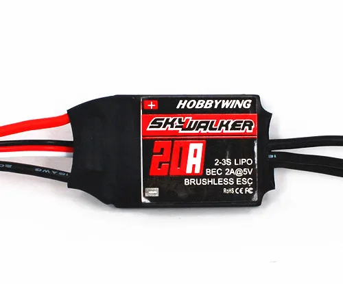 6PCS/Lot Hobbywing Skywalker 20A ESC w/ 2A-BEC Brushless ESC for F450 Quadcopter Multicopter
6PCS/Lot Hobbywing Skywalker 20A ESC w/ 2A-BEC Brushless ESC for F450 Quadcopter Multicopter