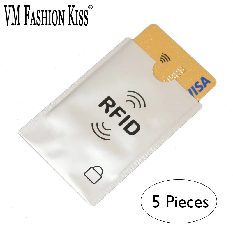 VM FASHION KISS 5 шт. и 10 шт., анти Rfid блокирующий считыватель, держатель для банковских карт, чехол для ID банковских карт, Rfid защита, металлический ал...
VM FASHION KISS 5 шт. и 10 шт., анти Rfid блокирующий считыватель, держатель для банковских карт, чехол для ID банковских карт, Rfid защита, металлический ал...