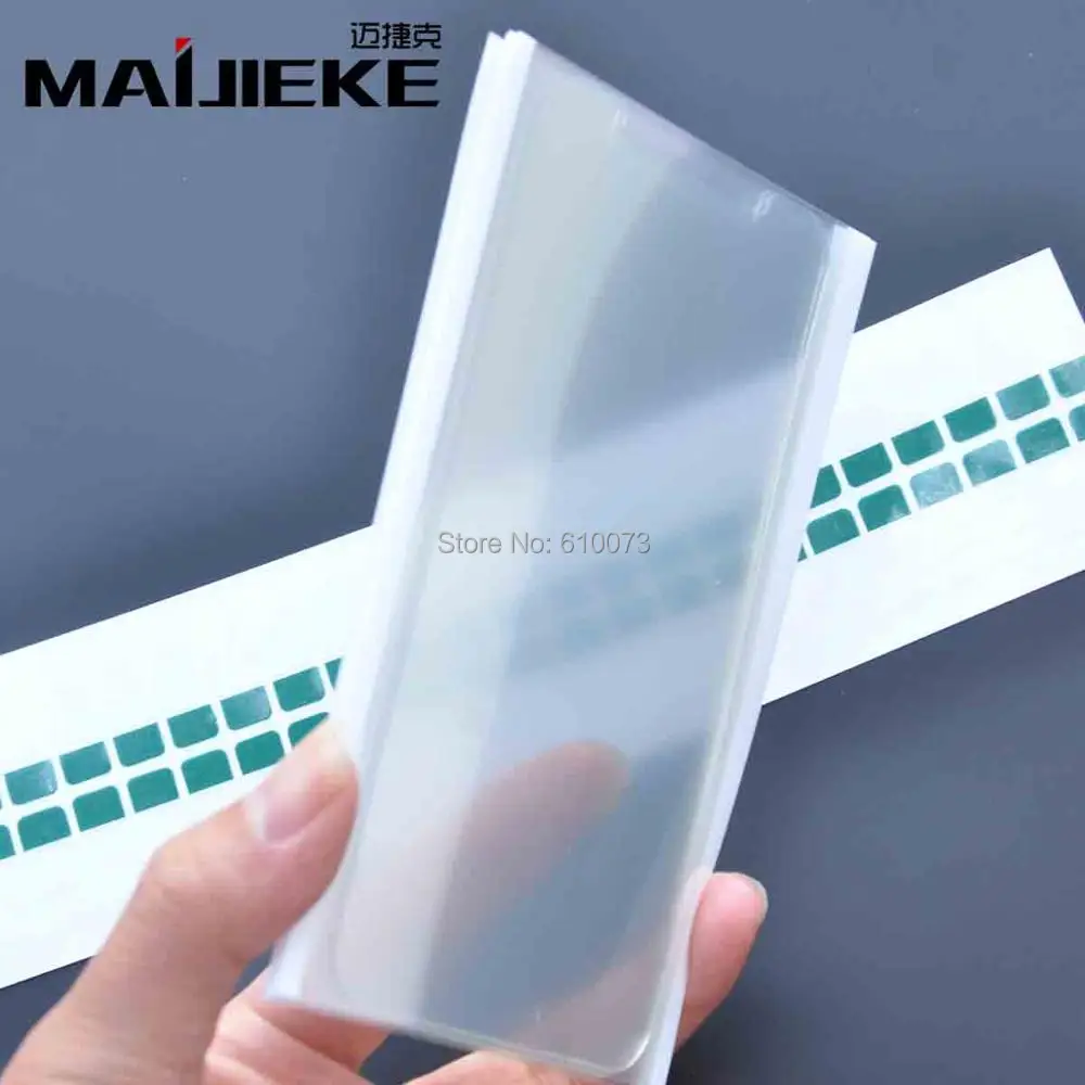 MAIJIEKE 50pcs 250um Optical Clear Adhesive for iPhone X 10 OCA Glue Touch Glass Lens Film+easy tear stick
MAIJIEKE 50pcs 250um Optical Clear Adhesive for iPhone X 10 OCA Glue Touch Glass Lens Film+easy tear stick