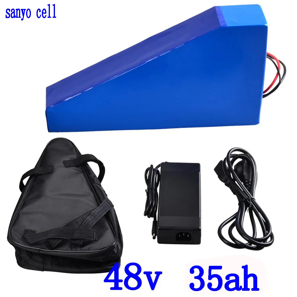 48V 35AH lithium ion battery 48V 35AH electric bike battery use sanyo cell with 50A BMS and 54.6V charger free customs free
48V 35AH lithium ion battery 48V 35AH electric bike battery use sanyo cell with 50A BMS and 54.6V charger free customs free