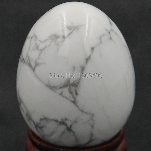 34x44MM Natural Gemstone White Howlite Turquoise Sphere Egg Chakra Healing Reiki Stone Carving Crafts W/Stand
34x44MM Natural Gemstone White Howlite Turquoise Sphere Egg Chakra Healing Reiki Stone Carving Crafts W/Stand