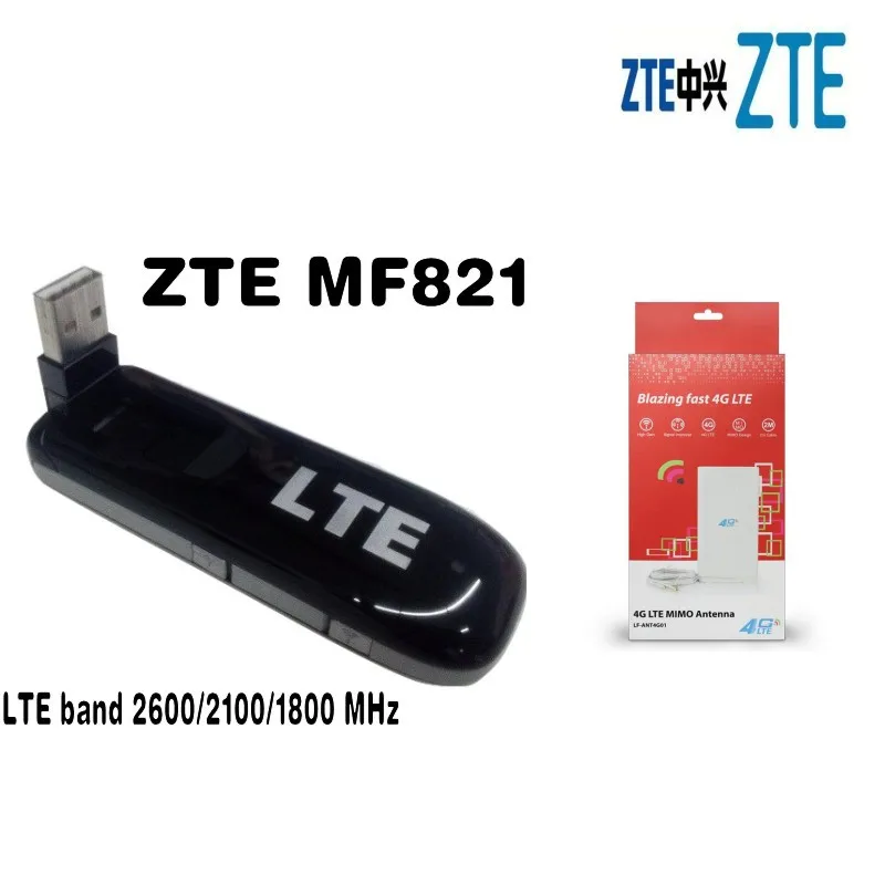 Новый мобильный широкополосный разблокированный ZTE MF821 LTE 4G 3G 2G USB-модем + 4G LTE MIMO 49dBi антенна
Новый мобильный широкополосный разблокированный ZTE MF821 LTE 4G 3G 2G USB-модем + 4G LTE MIMO 49dBi антенна