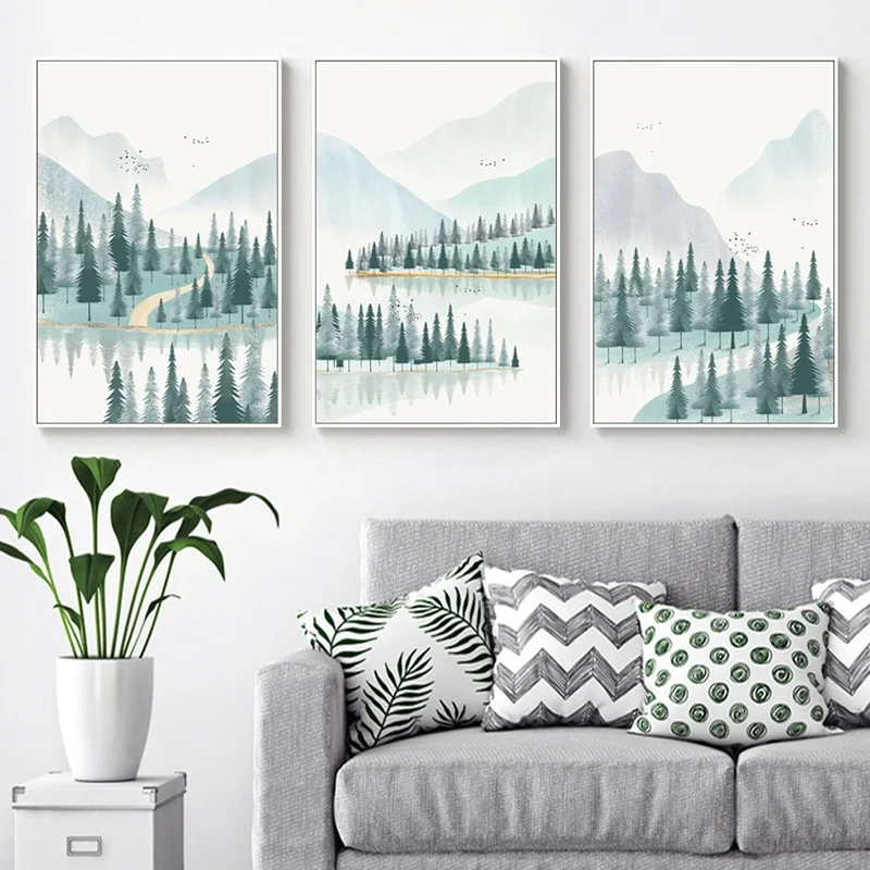 Modern Minimalist Forest And River Poster Landscape Painting Print Canvas Painting Picture Home Wall Art Decoration Custom
Modern Minimalist Forest And River Poster Landscape Painting Print Canvas Painting Picture Home Wall Art Decoration Custom