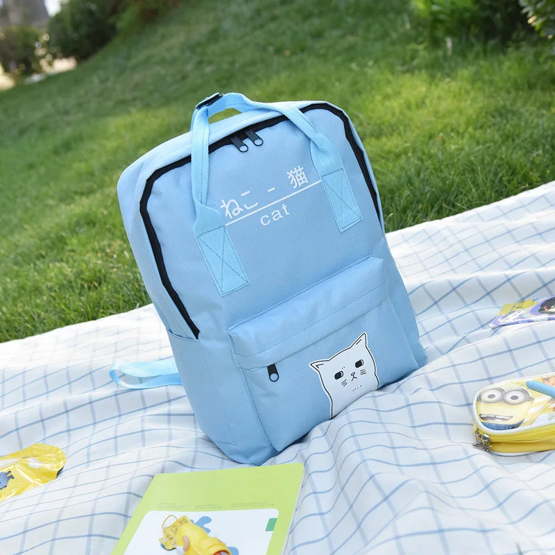 Women Canvas Backpack Cute Cat Print Infant Diaper Bag Mummy Maternity Nappy Bags Travel Large Capacity For Baby Care MBG0064
Women Canvas Backpack Cute Cat Print Infant Diaper Bag Mummy Maternity Nappy Bags Travel Large Capacity For Baby Care MBG0064