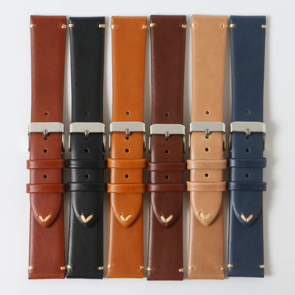 Genuine Leather Calf Retro Watchband for Rolexwtach Sub-mariner Strap Classic Watch Bracelet Man Bracelet Brown Khaki Black 20mm
Genuine Leather Calf Retro Watchband for Rolexwtach Sub-mariner Strap Classic Watch Bracelet Man Bracelet Brown Khaki Black 20mm