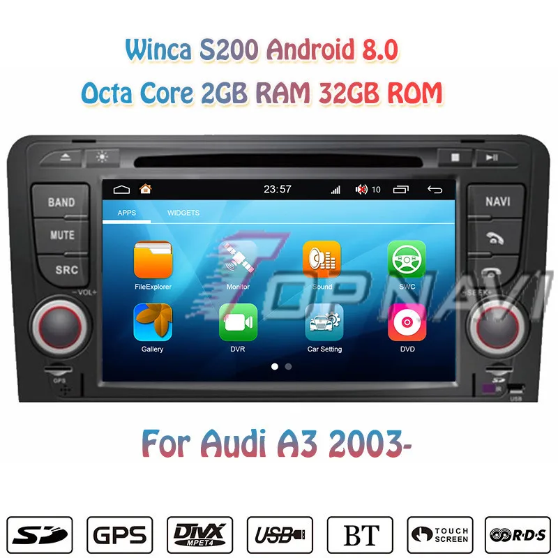 Автомобильный DVD-плеер Topnavi, 7 дюймов, Восьмиядерный процессор S200, Android 8,0, GPS навигация, аудио радио, 2DIN, 2 Гб, 32 Гб ПЗУ, мультимедиа в приборной п...
Автомобильный DVD-плеер Topnavi, 7 дюймов, Восьмиядерный процессор S200, Android 8,0, GPS навигация, аудио радио, 2DIN, 2 Гб, 32 Гб ПЗУ, мультимедиа в приборной п...